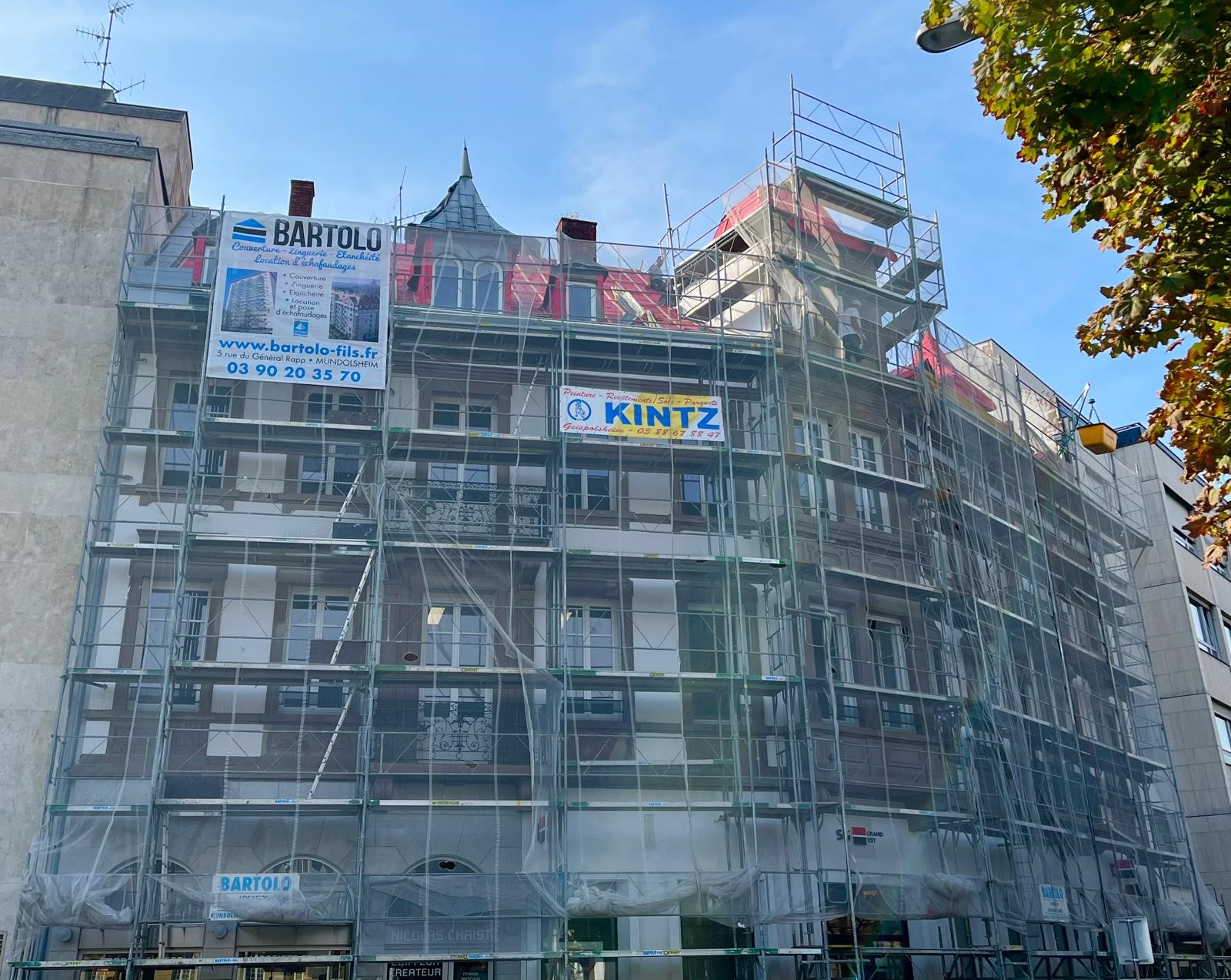 Rénovation d’une façade en zone ABF