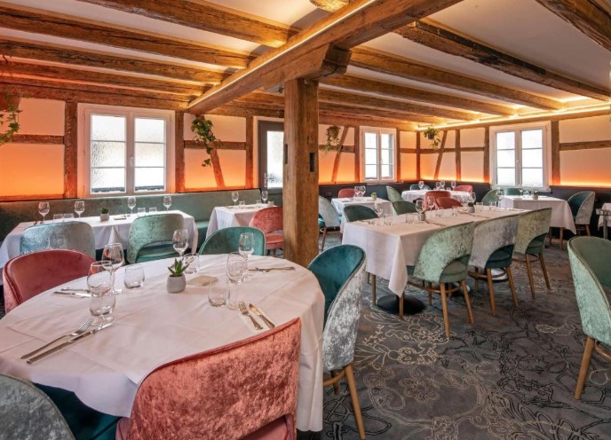 Rénovation du restaurant Au Cygne à Eschau