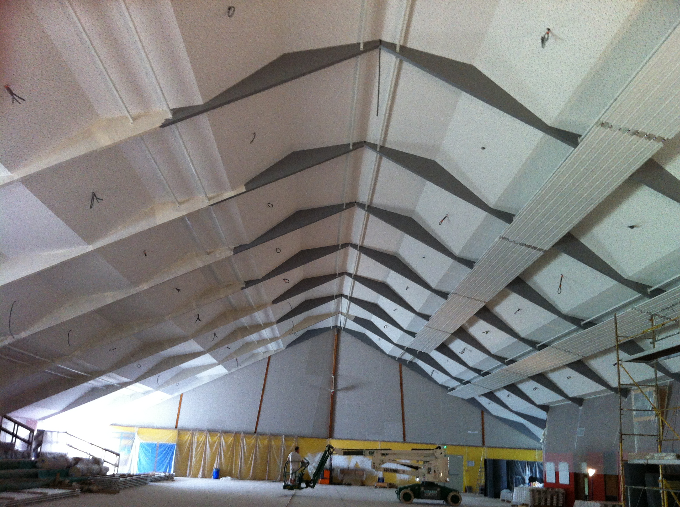 Rénovation du COSEC de Mutzig avec nacelle