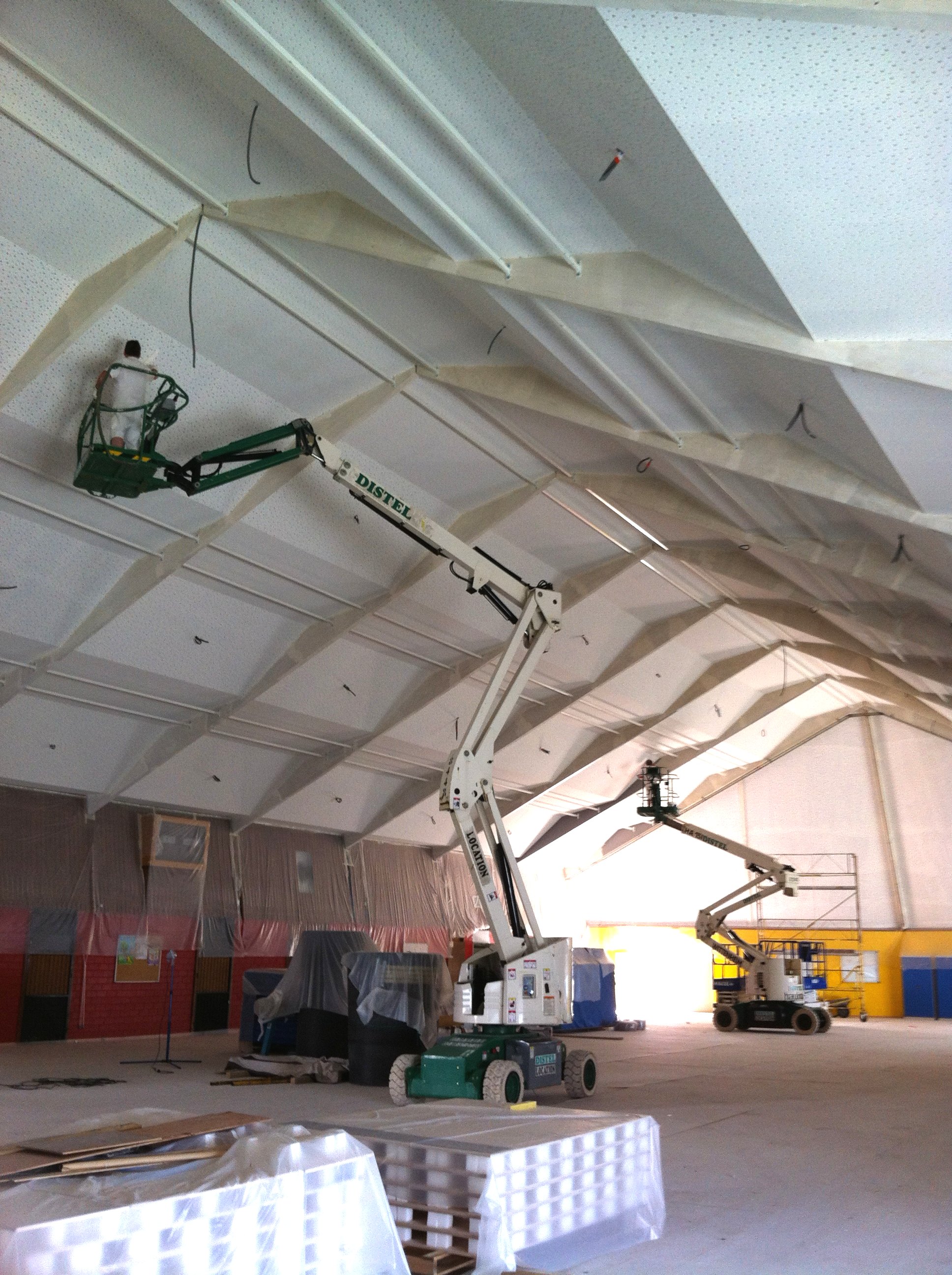 Rénovation du COSEC de Mutzig avec nacelle